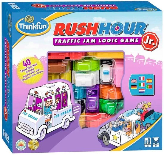 ThinkFun Rush Hour Junior - Breinbreker 10 ThinkFun Rush Hour Junior - Breinbreker - Afbeelding 8