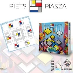 The Gamefantry Piets Piazza ? Familiespel Van Het Jaar ? Familiespel Kinderen ? 2 Tot 4 Personen ? Vanaf 8 Jaar