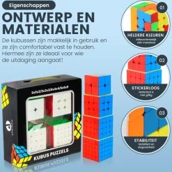 Apeiron Rubiks Cube - 2x2, 3x3, 4x4, 5x5 - Speed Cube - Set 4 In 1 - Brein Breker - SpeedCube Giftset -Bolseeplgoed Verkoopwinkel 550x524 4