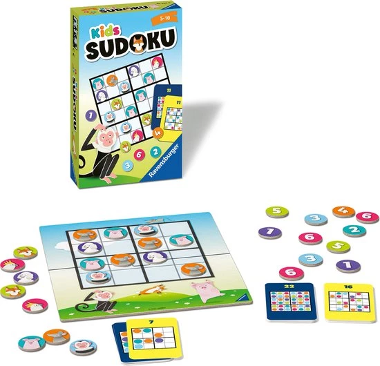 Ravensburger Kids Sudoku Dieren - Breinbreker 3 Ravensburger Kids Sudoku Dieren - Breinbreker