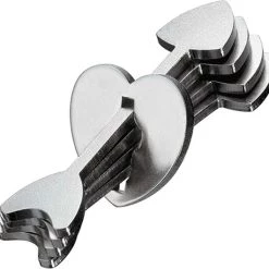 Hanayama Huzzle Breinbreker Cast Arrows Niveau 3 Staal Grijs