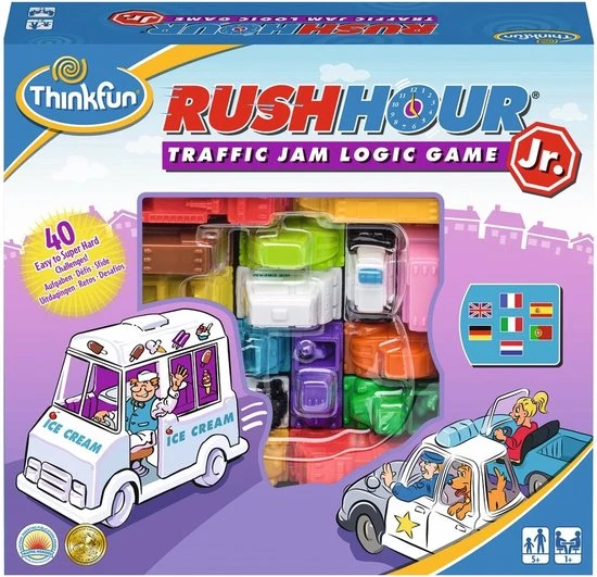 ThinkFun Rush Hour Junior - Breinbreker 3 ThinkFun Rush Hour Junior - Breinbreker