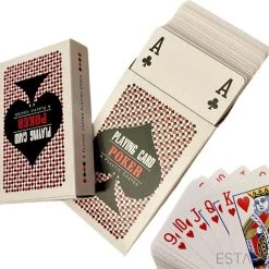 ESTARK Luxe Speelkaarten - 2 Sets - Plastic Coating - Poker Kaarten - Kaartspel - Spelkaarten - Spel Kaart - 2 X 56 - Gezelschapsspel - Spelen - Playing Cards - Cijfer In Alle 4 De Hoeken - 2 STUKS -Bolseeplgoed Verkoopwinkel 550x531 6