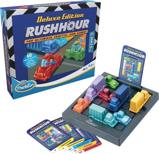 ThinkFun Rush Hour Deluxe 10 ThinkFun Rush Hour Deluxe - Afbeelding 8
