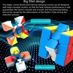 Merkloos Speed Cube 3x3 - Magic Cube - Met Quick Turn En Instelbare Spanning - Breinbreker -Bolseeplgoed Verkoopwinkel 550x534 9