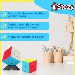 Stezy - Speed Cube Set - 3x3 En 2x2 - Rubiks Cube - Magic Cube - Breinbreker - Met Cube Standaard -Bolseeplgoed Verkoopwinkel 550x536 1
