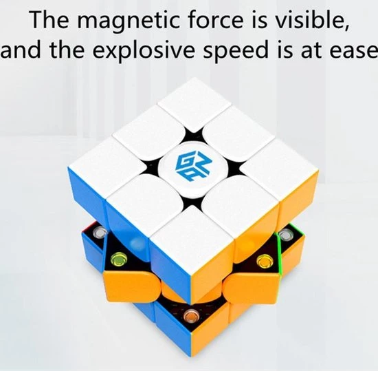 GAN 356 XS Speed Cube Magnetisch - 3x3 Kubus - Draai Puzzel - Magic Cube 3 GAN 356 XS Speed Cube Magnetisch - 3x3 Kubus - Draai Puzzel - Magic Cube