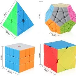 MoYu Speed Cube ? Pyraminx, Skewb, Square-1, Megaminx ? 4 In 1 Bundel - Stickerless -Bolseeplgoed Verkoopwinkel 550x542 6