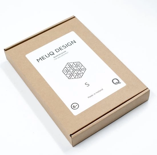 Menu Design Meuq Design Quadrata - 3D Puzzel - IQ Puzzel - Houten Puzzel- Geometrisch - M 8 Menu Design Meuq Design Quadrata - 3D Puzzel - IQ Puzzel - Houten Puzzel- Geometrisch - M - Afbeelding 6
