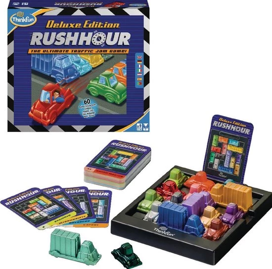ThinkFun Rush Hour Deluxe 9 ThinkFun Rush Hour Deluxe - Afbeelding 7