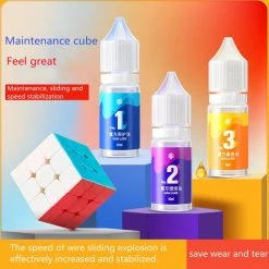 GAN - Speed Cube - Kubus - Smeermiddel Set (V1 & V2 Sneller En V3 Stroever)