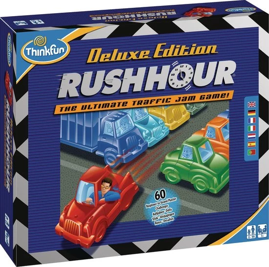 ThinkFun Rush Hour Deluxe 5 ThinkFun Rush Hour Deluxe - Afbeelding 3