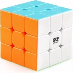 Merkloos QiYi L Warrior W 3x3 L SPEEDCUBE L Kubus Breinbreker L Cubing Reinvented
