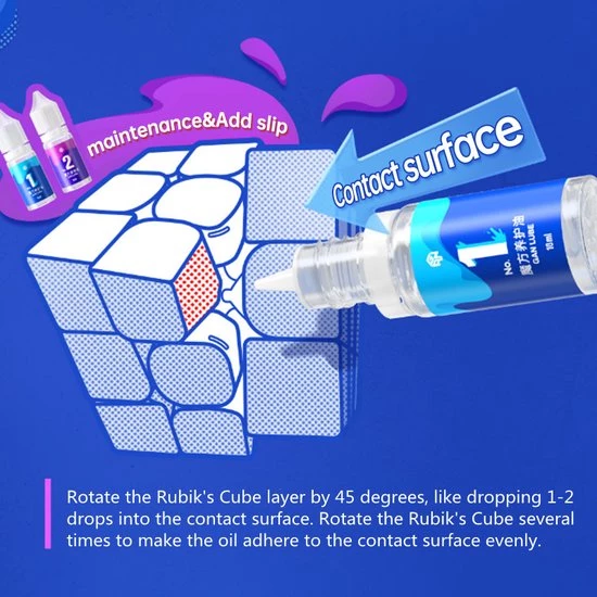 GAN - Speed Cube - Kubus - Smeermiddel Set (V1 & V2 Sneller En V3 Stroever) 7 GAN - Speed Cube - Kubus - Smeermiddel Set (V1 & V2 Sneller En V3 Stroever) - Afbeelding 5