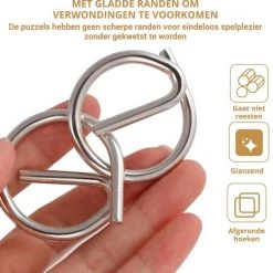 Merkloos IQ Puzzel Set - Breinbreker - IQ Puzzel 3D - Hersenkraker -IQ Puzzel Metaal - Brain Teaser - Brain Games - Brain Puzzle - Set Van 12 IQ Puzzels 12 Merkloos IQ Puzzel Set - Breinbreker - IQ Puzzel 3D - Hersenkraker -IQ Puzzel Metaal - Brain Teaser - Brain Games - Brain Puzzle - Set Van 12 IQ Puzzels -Bolseeplgoed Verkoopwinkel 550x550 232