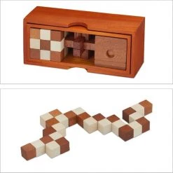 Relaxdays Houten Denkspellen - Kubus Slang - Iq Puzzel Volwassenen - 3d Puzzel Kubus -Bolseeplgoed Verkoopwinkel 550x550 250