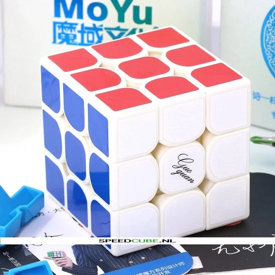 Moyu Guoguan Yuexiao Pro 3x3 - ZWART 6 Moyu Guoguan Yuexiao Pro 3x3 - ZWART - Afbeelding 4