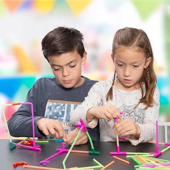 Innovagoods Playz Kidz Spel Met Drinkrietjes - 194-delig 16 Innovagoods Playz Kidz Spel Met Drinkrietjes - 194-delig - Afbeelding 14