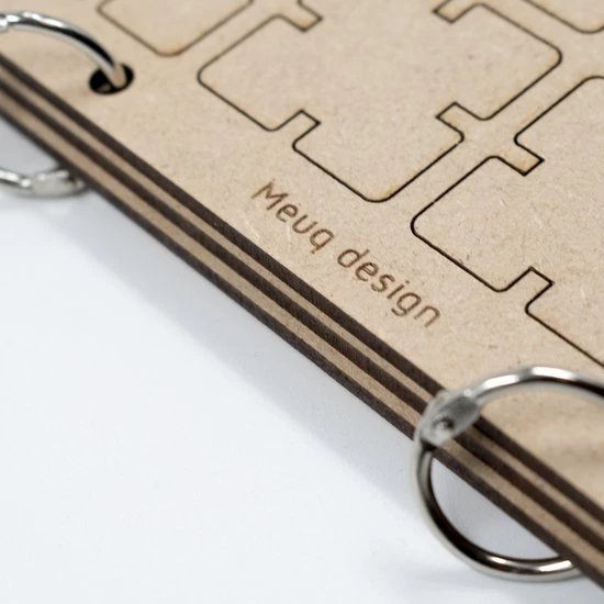 Menu Design Meuq Design Quadrata - 3D Puzzel - IQ Puzzel - Houten Puzzel- Geometrisch - M 10 Menu Design Meuq Design Quadrata - 3D Puzzel - IQ Puzzel - Houten Puzzel- Geometrisch - M - Afbeelding 8