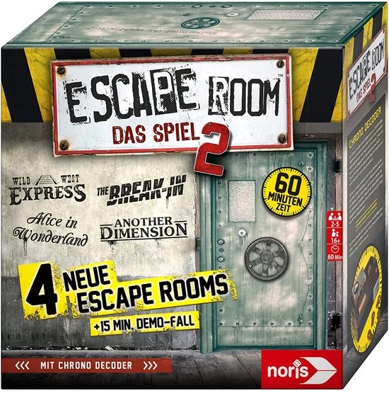 Onbekend Noris Escape Room Duo Horror Bordspel Reizen/avontuur 3 Onbekend Noris Escape Room Duo Horror Bordspel Reizen/avontuur