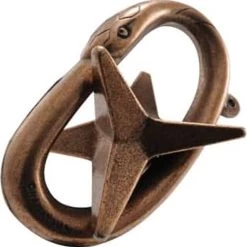 Hanayama Huzzle Breinbreker Cast Star 11,8 Cm Staal Brons -Bolseeplgoed Verkoopwinkel 550x556 5