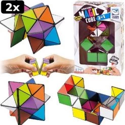 2x Clown Games 2in1 Magic Cube