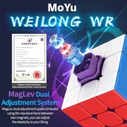 Moyu Weilong WR Maglev 3x3 Speedcube - Magnetisch - Stickerless - Professionele Draai Puzzel Kubus -Bolseeplgoed Verkoopwinkel 550x561 6