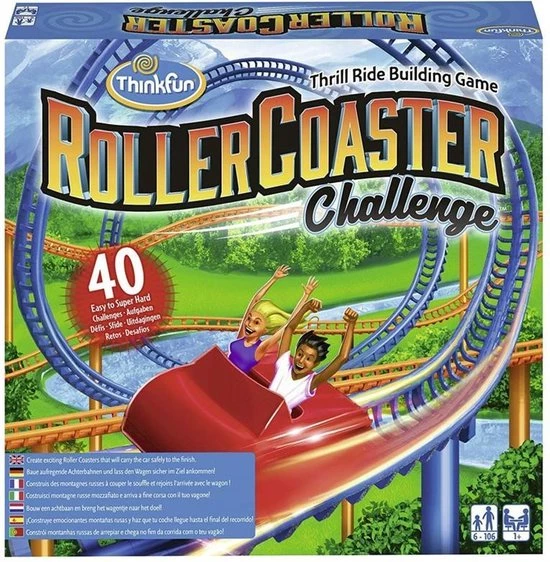 ThinkFun Roller Coaster Challenge - Breinbreker 3 ThinkFun Roller Coaster Challenge - Breinbreker