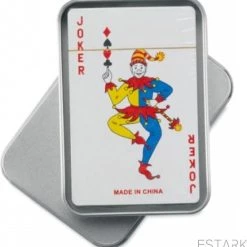 ESTARK? Luxe Speelkaarten In Metal BOX - Plastic Coating - Poker Kaarten - Kaartspel - Spelkaarten - Spel Kaart - 56 Kaarten - Gezelschapsspel - Spelen - Playing Cards - In Blik -Bolseeplgoed Verkoopwinkel 550x572