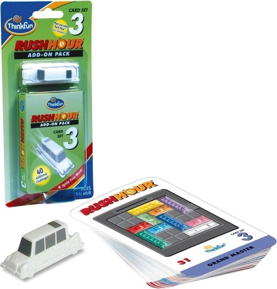 Rush Hour? 3 Erweiterungsset ThinkFun ThinkFun Rush Hour? Uitbreidingsset 3 4 Rush Hour? 3 Erweiterungsset ThinkFun ThinkFun Rush Hour? Uitbreidingsset 3 - Afbeelding 2