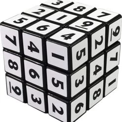 Merkloos Kubus Puzzel Breinbreker Cijfers 5,7 X 5,7 X 5,7 Cm Met Cijfers 1 T/m 9 Sudoku