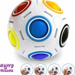 Happy Trendz® - Fidget Bal Puzzel | Speelgoed | Rage | Puzzel Ball | Stress Bal | Friemel Puzzel Bal | Nieuw Model Fidget | Fidget Puzzle Ball