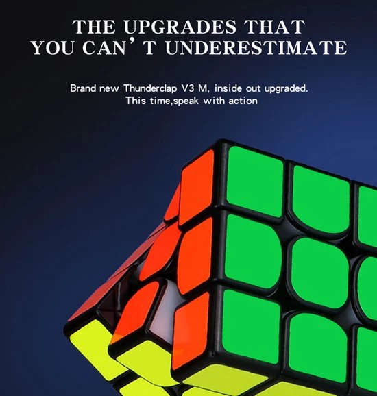 Qiyi Thunderclap V3 M 3x3 5 Qiyi Thunderclap V3 M 3x3 - Afbeelding 3