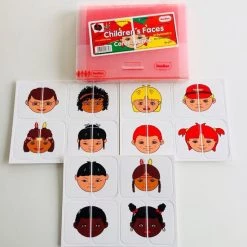 HenBea Helftenpuzzel Kindergezichten