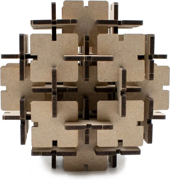 Menu Design Meuq Design Quadrata - 3D Puzzel - IQ Puzzel - Houten Puzzel- Geometrisch - M 3 Menu Design Meuq Design Quadrata - 3D Puzzel - IQ Puzzel - Houten Puzzel- Geometrisch - M