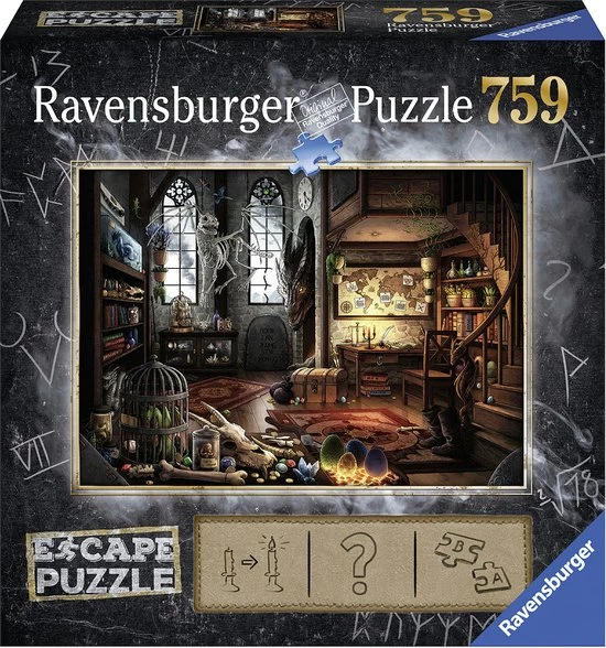 Ravensburger Escape Puzzel - Draken Laboratorium 3 Ravensburger Escape Puzzel - Draken Laboratorium
