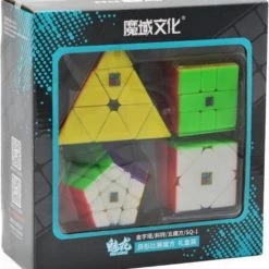 Puzzelkubus ? Pyraminx, Megaminx, Skewb, Square-1 ? MoYu ? Gratis 2x Qubuss Cubestand