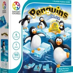 SmartGames - Penguins On Ice - Denkspel - Originele, Vervormbare Puzzelstukken