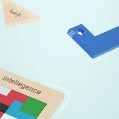 Boby Denkspel Met 30 Opdrachten - Montessori Speelgoed Tangram Vormen Puzzel - Houten Speelgoed Tetris Spel - Educatief Puzzel Voor Ruimtelijk Inzicht -Bolseeplgoed Verkoopwinkel 550x599 6
