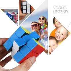 SENGSO? Puzzelkubus 3X3 - SpeedCube Zonder Stickers - Gematteerd Patroon - Licht En Soepel - 5.7cm -Bolseeplgoed Verkoopwinkel 550x601 1