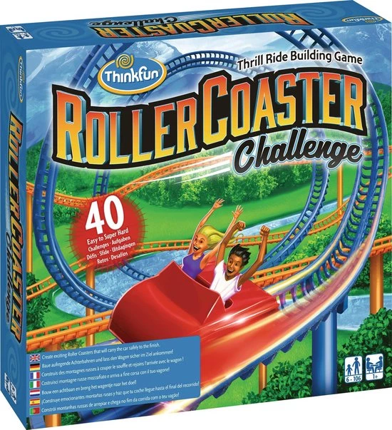ThinkFun Roller Coaster Challenge - Breinbreker 4 ThinkFun Roller Coaster Challenge - Breinbreker - Afbeelding 2