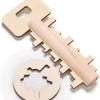 DW4Trading 3D Houten Puzzel Sleutel - 16x6 Cm -Bolseeplgoed Verkoopwinkel 550x607 4