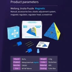 Moyu Weilong Pyraminx Magnetic - STANDARD EDITION -Bolseeplgoed Verkoopwinkel 550x611 7