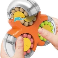 Merkloos Draai Kubus Bal Knikker Spel Breinbreker