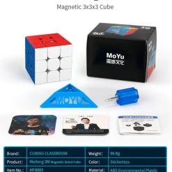 MoYu Meilong 4x4 M Speed Cube Magnetisch - Stickerless - Draai Kubus Puzzel - Magic Cube -Bolseeplgoed Verkoopwinkel 550x640 2