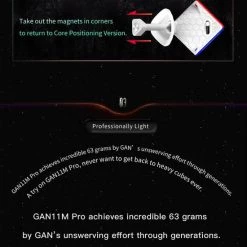 Gan 11 M Pro 3x3 - ZWART -Bolseeplgoed Verkoopwinkel 550x655 3