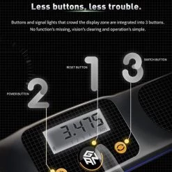 Gan Smart Timer (bluetooth) - ZILVER -Bolseeplgoed Verkoopwinkel 550x661 4