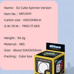 Qiyi O2 Spinner -Bolseeplgoed Verkoopwinkel 550x662
