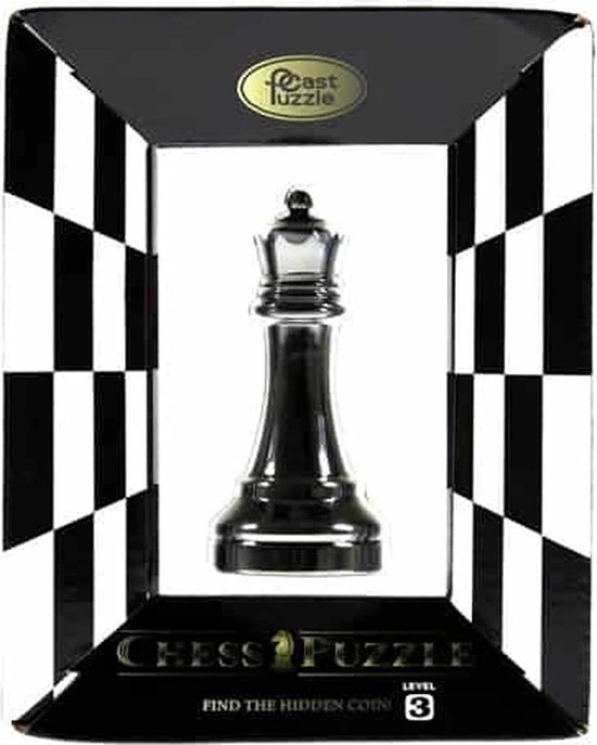 Cast Schaakpuzzel Chess Queen 9,3 Cm Staal Zwart 4 Cast Schaakpuzzel Chess Queen 9,3 Cm Staal Zwart - Afbeelding 2