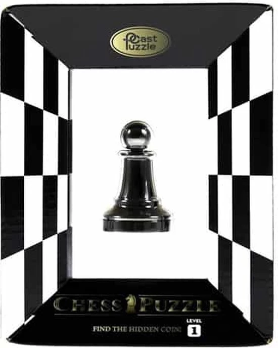 Cast Schaakpuzzel Chess Pawn 5,8 Cm Staal Zwart 5 Cast Schaakpuzzel Chess Pawn 5,8 Cm Staal Zwart - Afbeelding 3
